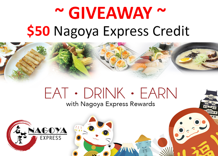 [ad_1]
Please visit our take-out Nagoya Express facebook page to join the Giveaway !!!! ??** Like, Tag & Share To Win $50 Food Credit ? **
~ We will pick 2 winners…